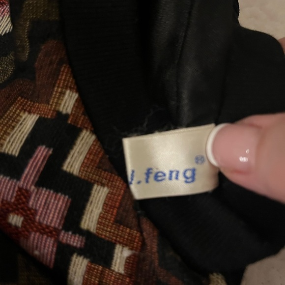 Carpetbag Fit&Flare Geometric Patterned Sleeveless, Crew Neck Lined Dress, Med - Picture 8 of 11